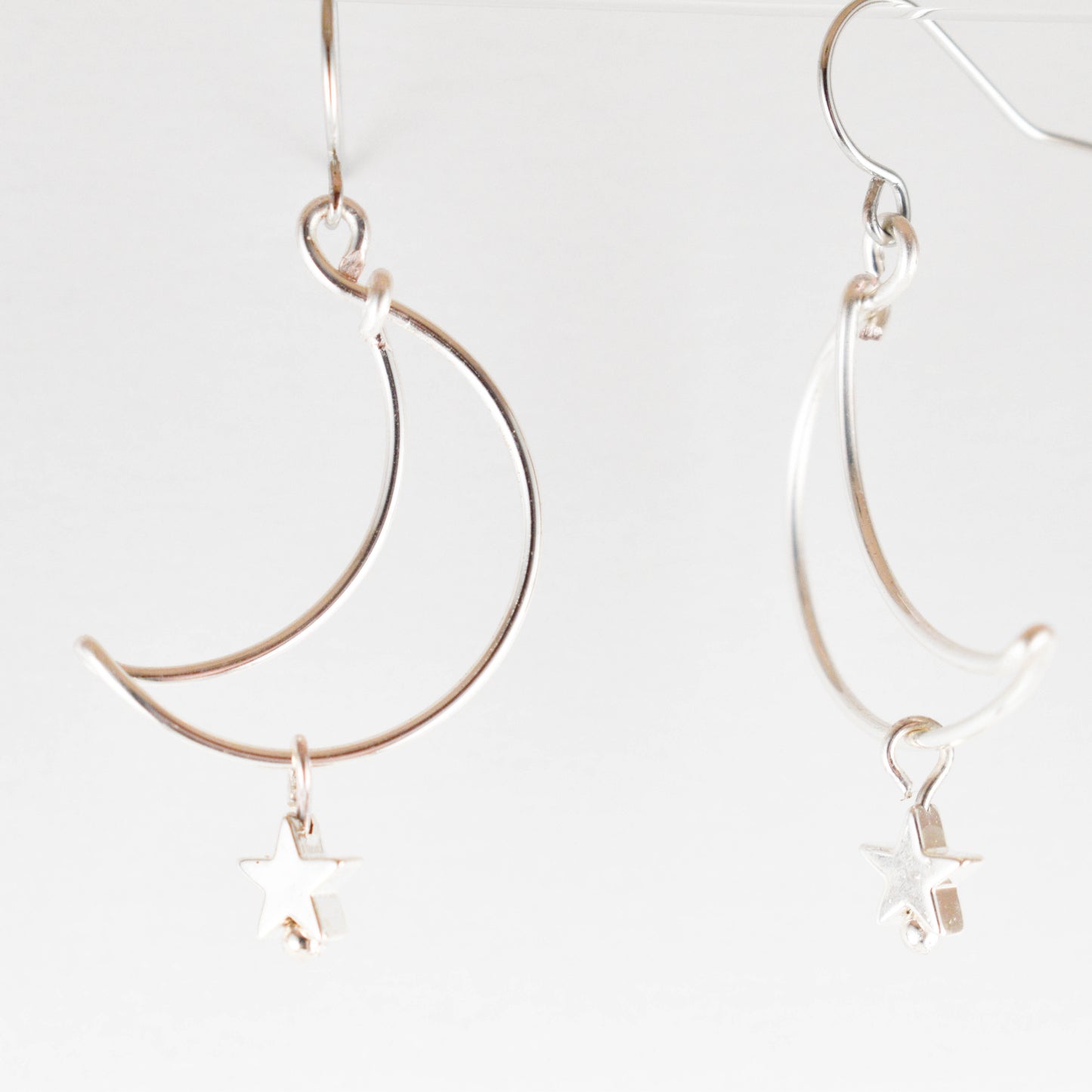 Silver Luna Earrings