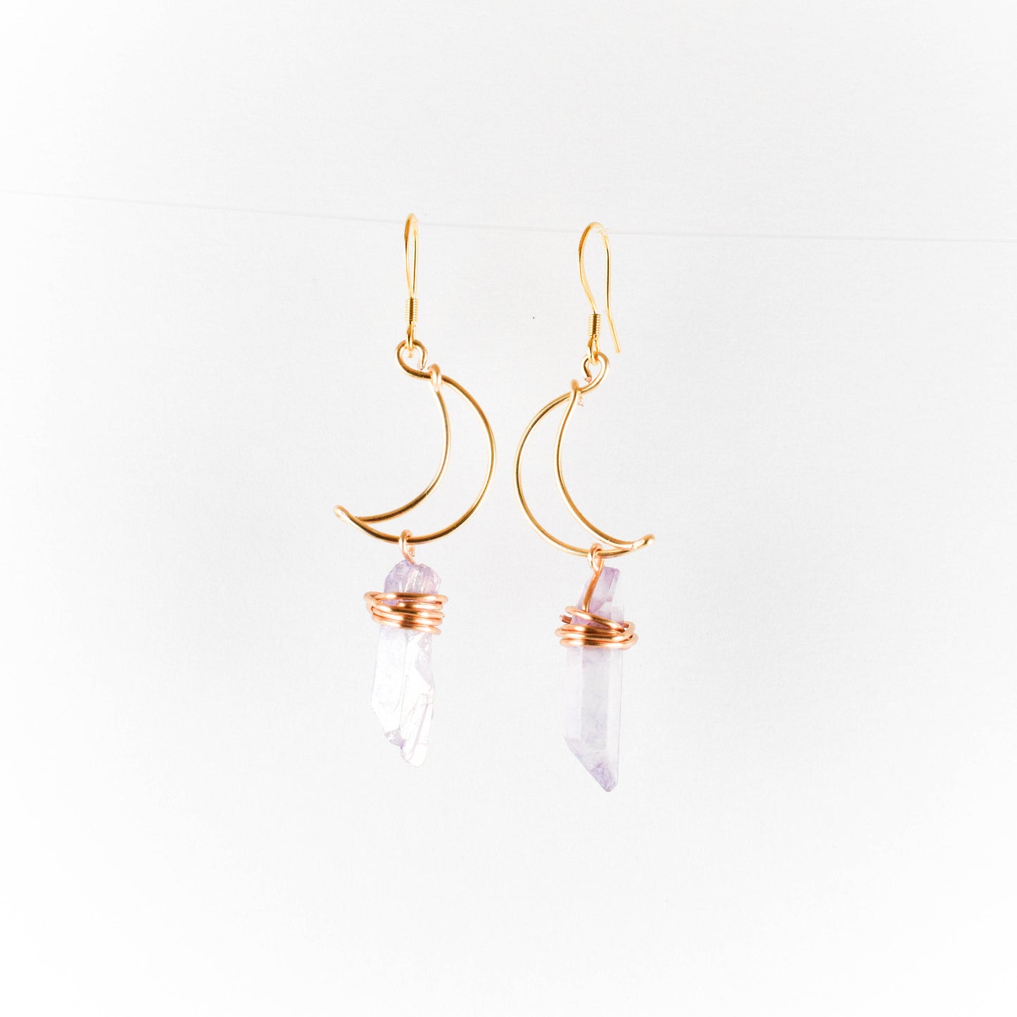 Light Lilac Luna Earrings