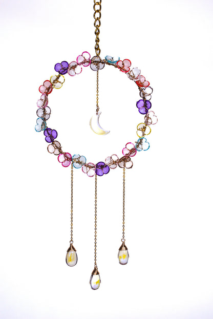 Flower Wire Wreath Hanging