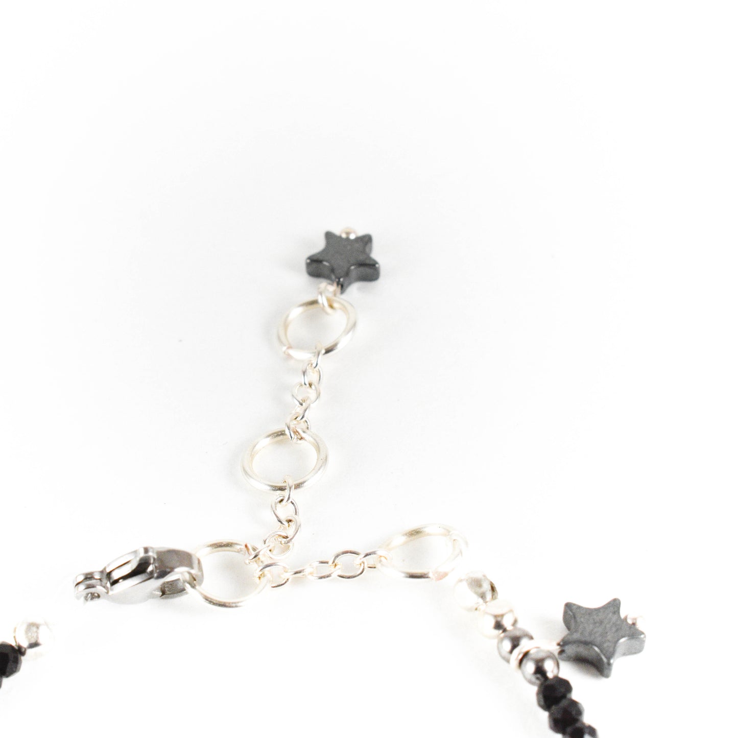 Black Star Beaded Bracelet