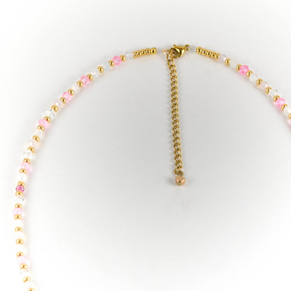 Princess of Hearts Beaded Necklace