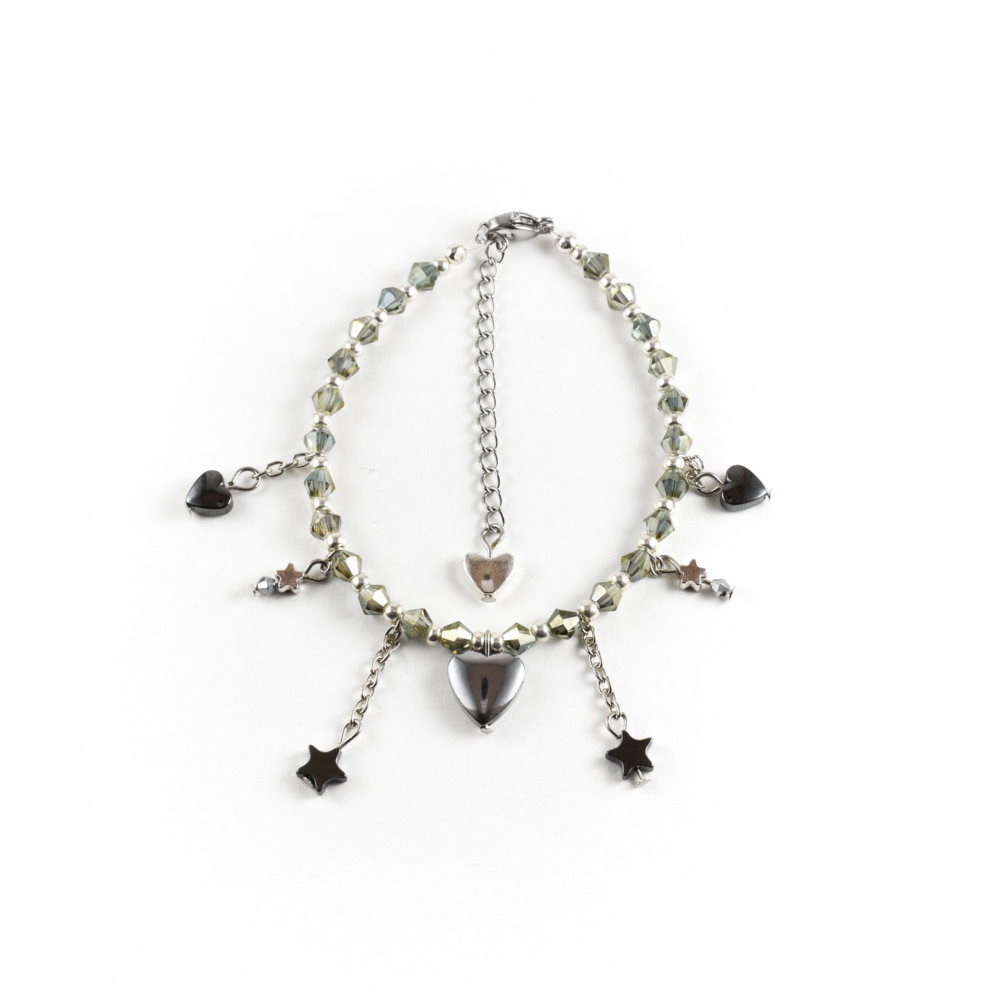 Silver Heartstruck Heart Bracelet