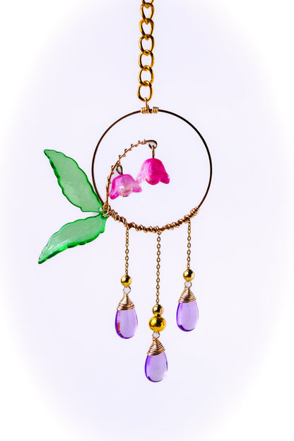 Pink Mini Lily Of The Valley Hanging