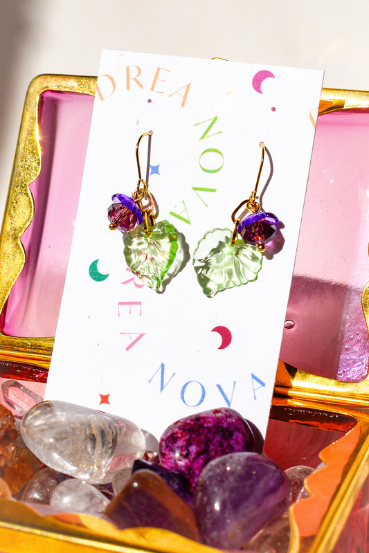 Violet Berry Earrings