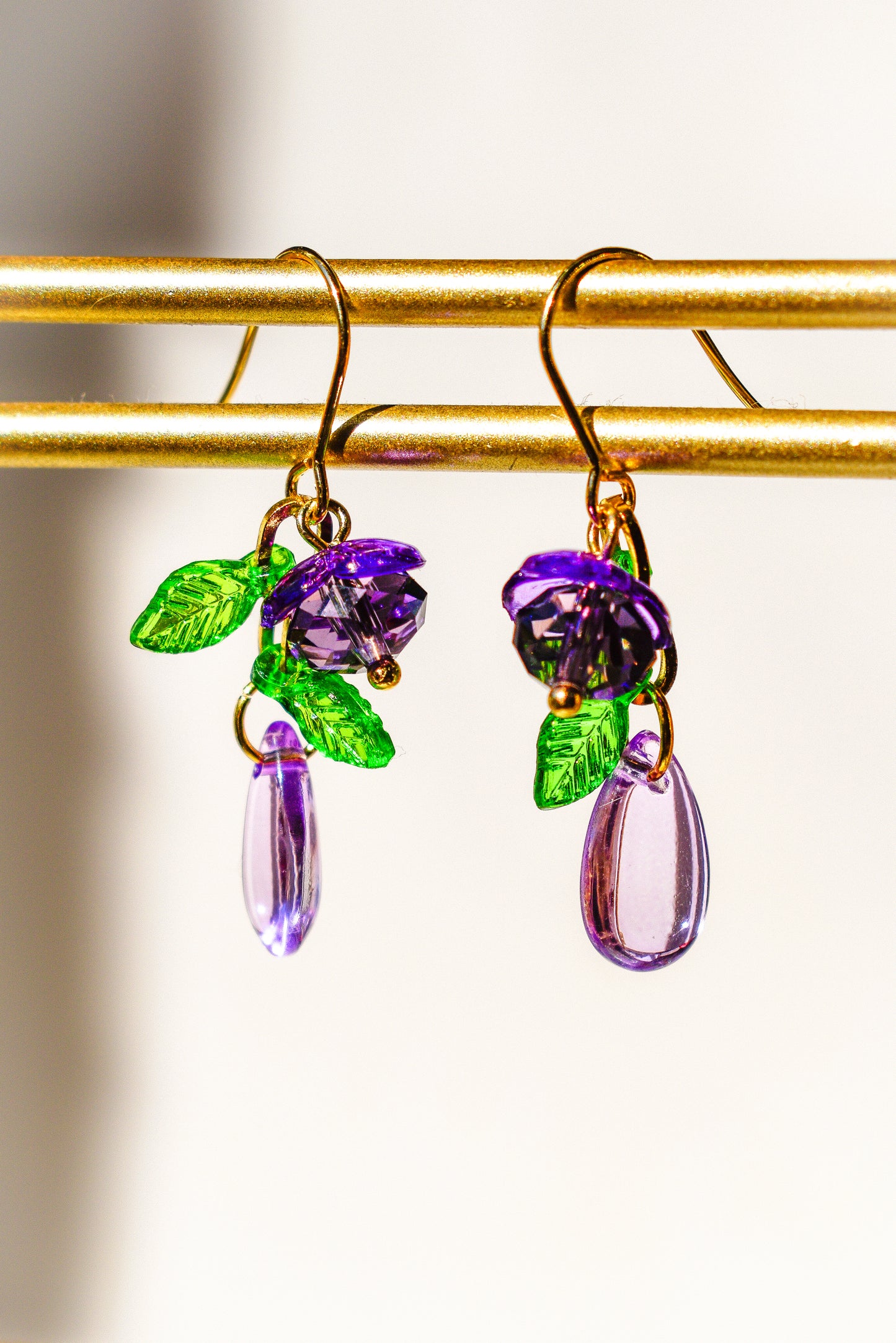 Leaf Berry Earrings