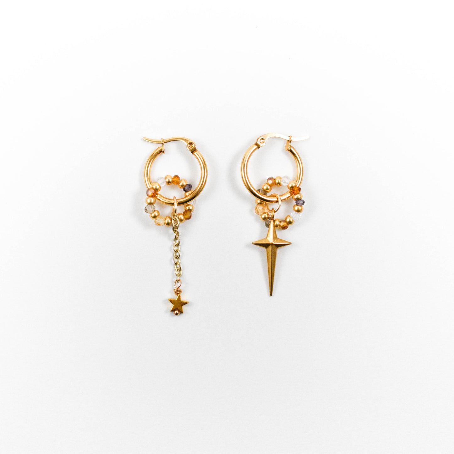 Golden Star Earrings