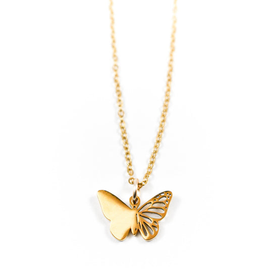 Golden Butterfly Necklace