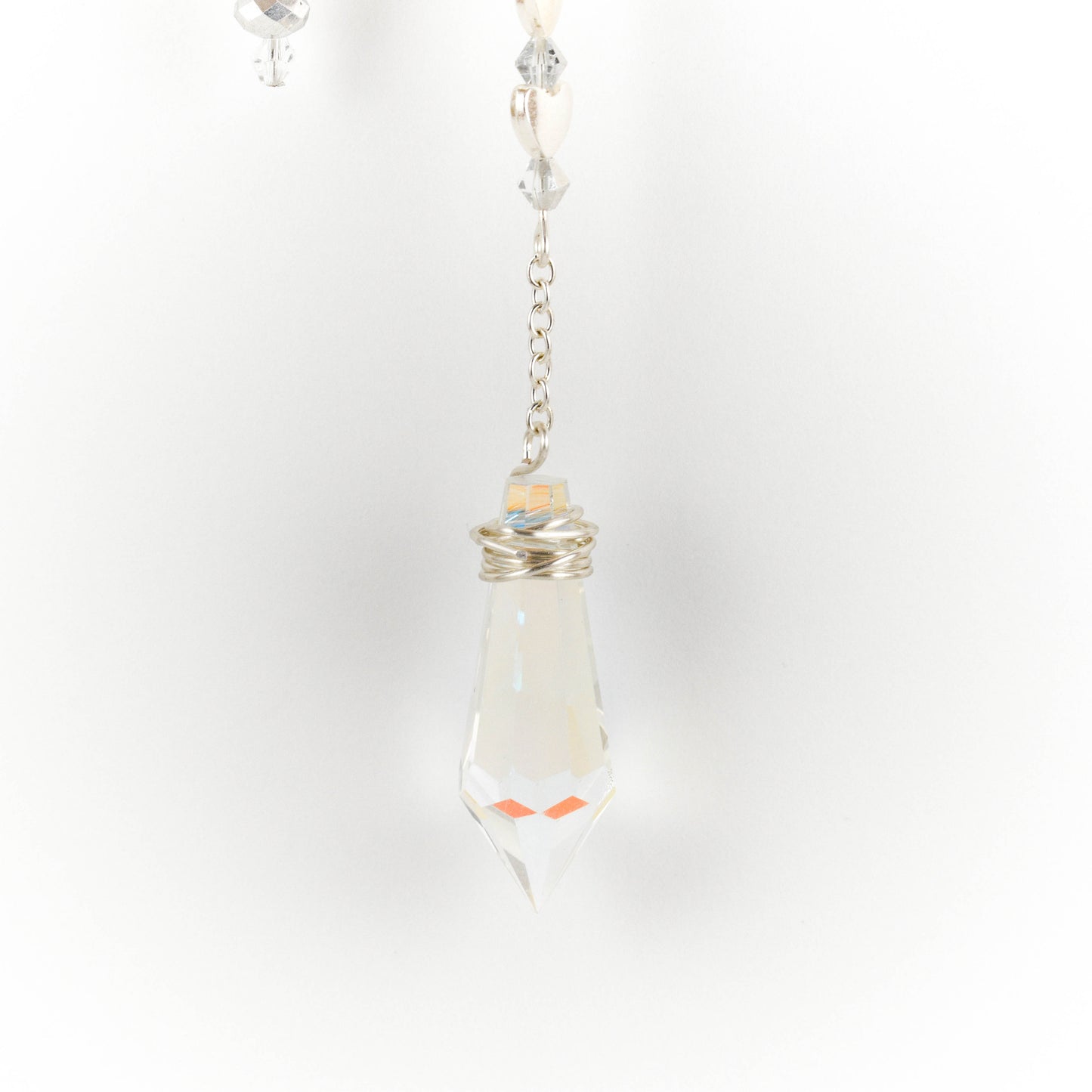 Silver Heart Sun-Catcher
