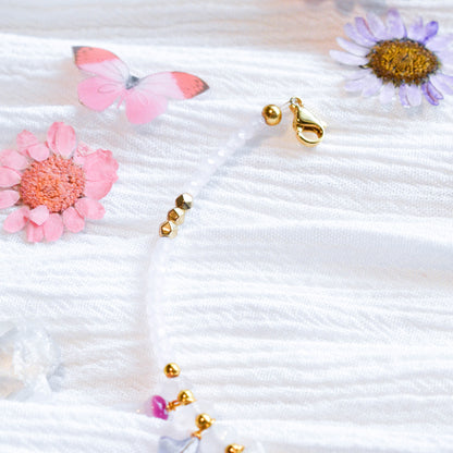 Rose Quartz Charm Bracelet