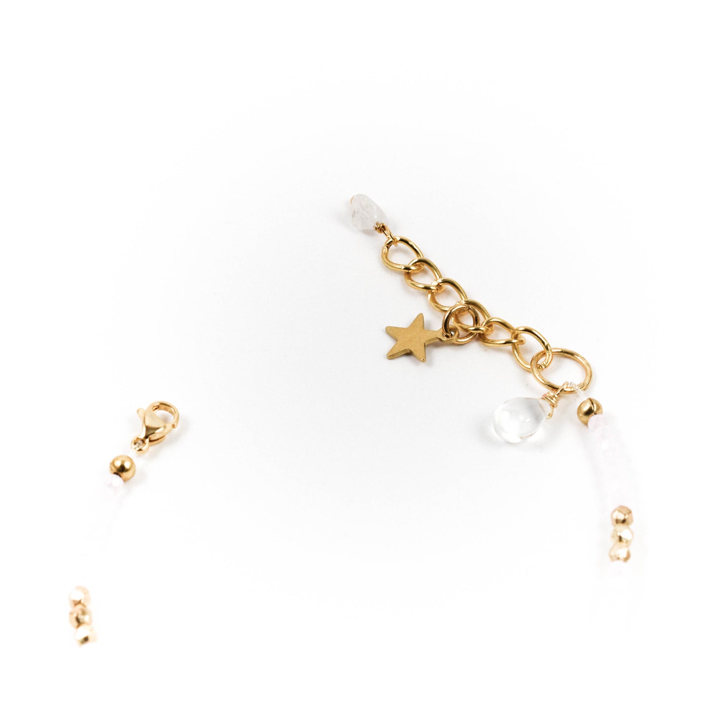 Rose Quartz Charm Bracelet
