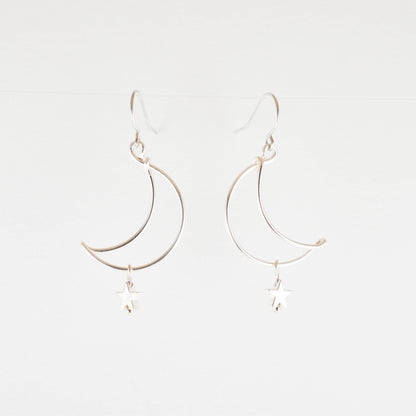Silver Luna Earrings