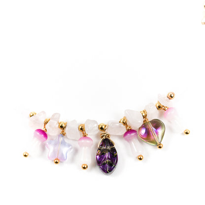 Rose Quartz Charm Bracelet
