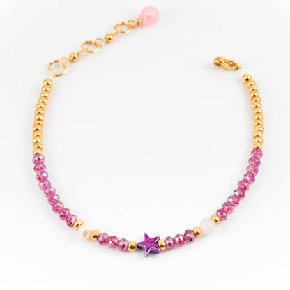 Pearly Mauve Bracelet