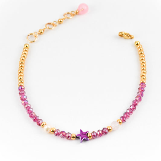 Pearly Mauve Bracelet
