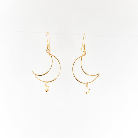 Golden Luna Earrings