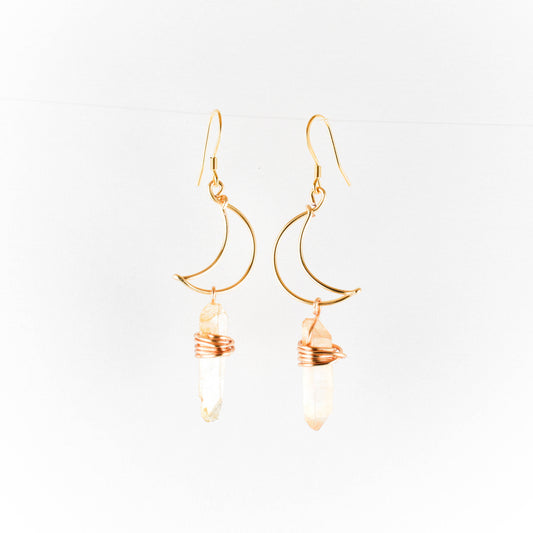 Champagne Luna Earrings