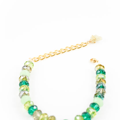 Mountain Meadow Green Evil eye Bracelet