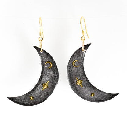 Outer Space Luna Earrings